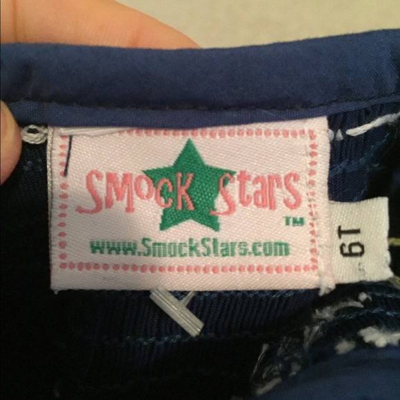 Smock Stars Dress new navy size 6T - Picture 2 of 7